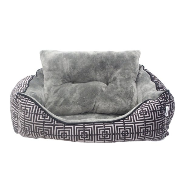 Pet Maison Trellis Cuddler Pet Bed by Pet Maison for Unisex - 24 x 36 x 12 Inch Pet Bed Cheap