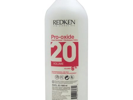 Redken Pro-Oxide Cream Developer - 20 Volume 6% by Redken for Unisex - 33.8 oz Cream Developer For Cheap