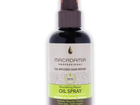 Macadamia Oil Nourishing Repair Oil Spray by Macadamia Oil for Unisex - 4.2 oz Hair Spray Online Hot Sale