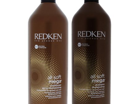 Redken All Soft Mega Shampoo and Conditioner Kit by Redken for Unisex - 2 Pc Kit 33.8oz Shampoo, 33.8 Conditioner Online