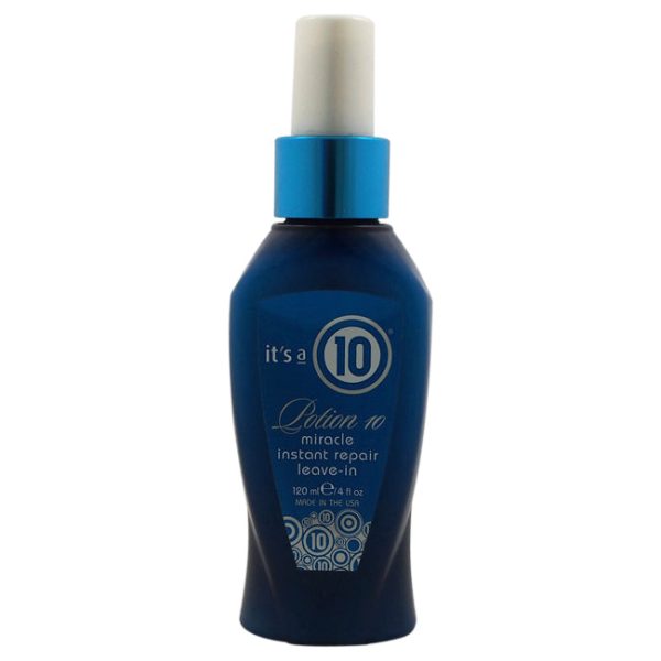 Its A 10 Potion 10 Miracle Instant Repair Leave-In Treatment by Its A 10 for Unisex - 4 oz Treatment Cheap