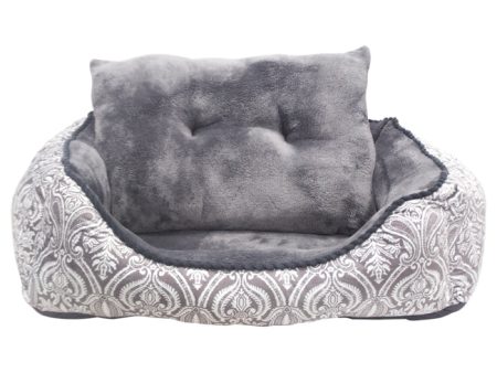 Pet Maison French Country Cuddler Pet Bed by Pet Maison for Unisex - 24 x 36 x 12 Inch Pet Bed Online Hot Sale