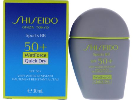 Shiseido Sports BB WetForce SPF 50 - Medium Dark by Shiseido for Unisex - 1 oz Sunscreen Fashion