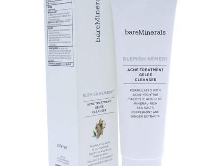 bareMinerals Blemish Remedy Acne Treatment Gelee Cleanser by bareMinerals for Unisex - 4.2 oz Cleansing Online now