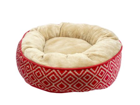 Pet Maison Kilim Donut Pet Bed by Pet Maison for Unisex - 27 x 8 Inch Pet Bed Online Hot Sale