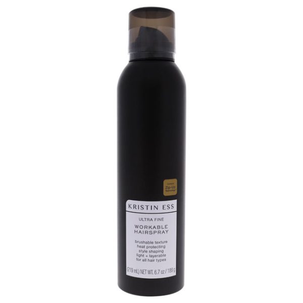 Kristin Ess Ultra Fine Workable Hairspray by Kristin Ess for Unisex - 6.7 oz Hair Spray Hot on Sale