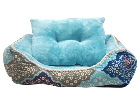 Pet Maison Medina Cuddler Pet Bed by Pet Maison for Unisex - 24 x 36 x 12 Inch Pet Bed Online