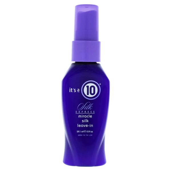 Its A 10 Miracle Silk Express Leave-In by Its A 10 for Unisex - 2 oz Hairspray Online Sale