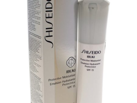 Shiseido IBUKI Protective Moisturizer SPF 15 by Shiseido for Women - 2.5 oz Moisturizer Online Sale