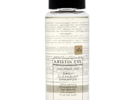 Kristin Ess Fragrance Free Daily Cleansing Shampoo by Kristin Ess for Unisex - 10 oz Shampoo Discount