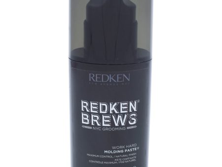 Redken Work Hard Molding Paste by Redken for Men - 3.4 oz Paste For Sale