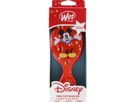 Wet Brush Mini Detangler Disney Classics - # Mickey & Minnie and Trees Red (Limited Edition)  1pc For Cheap