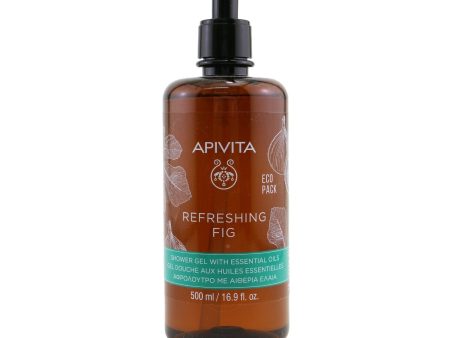 Apivita Refreshing Fig Shower Gel with Essential Oils - Ecopack  500ml 16.9oz Online