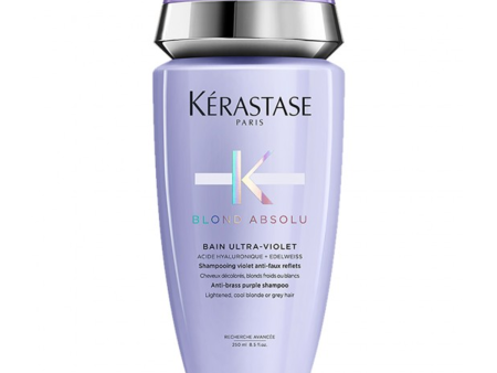 Kerastase Blond Absolu Bain Ultra-Violet Anti-Brass Purple Shampoo (Lightened, Cool Blonde or Grey Hair)  250ml 8.5oz Online