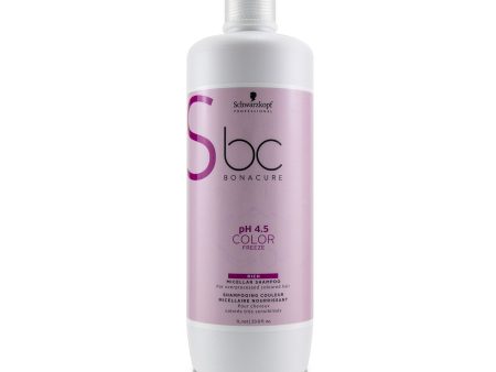 Schwarzkopf BC Bonacure pH 4.5 Color Freeze Rich Micellar Shampoo (For Overprocessed Coloured Hair)  1000ml 33.8oz For Sale