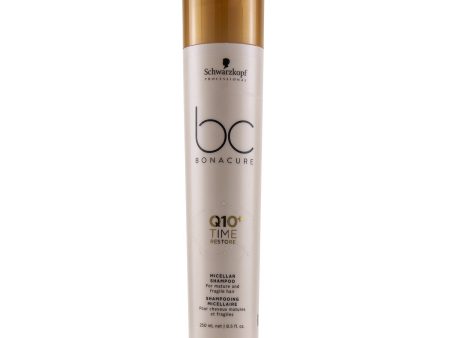 Schwarzkopf BC Bonacure Q10+ Time Restore Micellar Shampoo (For Mature and Fragile Hair)  250ml 8.5oz For Discount