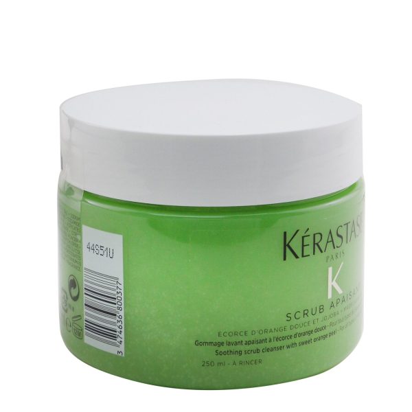 Kerastase Fusio-Scrub Scrub Apaisant Soothing Scrub Cleanser with Sweet Orange Peel (For All Types of Hair and Scalp, Even Sensitive)  500ml 16.9oz For Sale