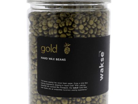 Wakse Gold Hard Wax Beans by Wakse for Unisex - 12.8 oz Wax Online