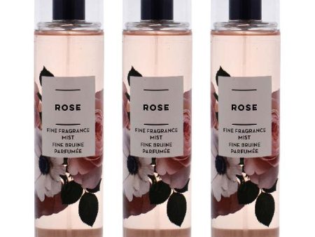 Bath and Body Works Rose by Bath and Body Works for Women - 8 oz Fragrance Mist - Pack of 3 Cheap