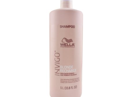 Wella Invigo Blonde Recharge Color Refreshing Shampoo - # Cool Blonde  1000ml 33.8oz Sale