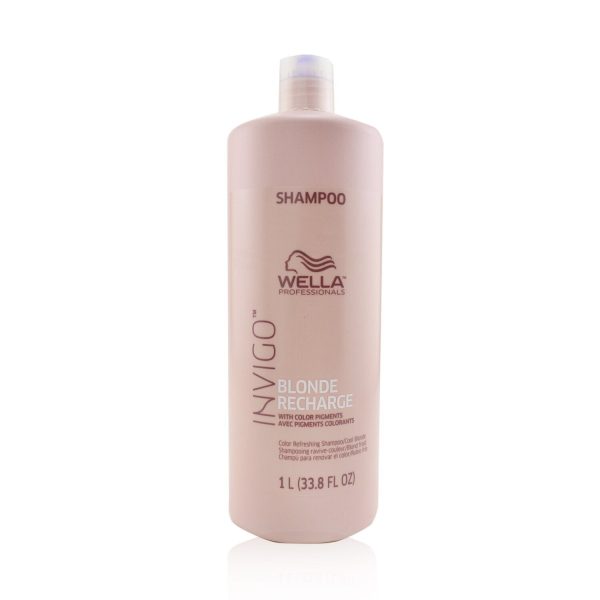 Wella Invigo Blonde Recharge Color Refreshing Shampoo - # Cool Blonde  1000ml 33.8oz Sale