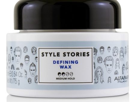 AlfaParf Style Stories Defining Wax (Medium Hold)  75ml 2.64oz Online now