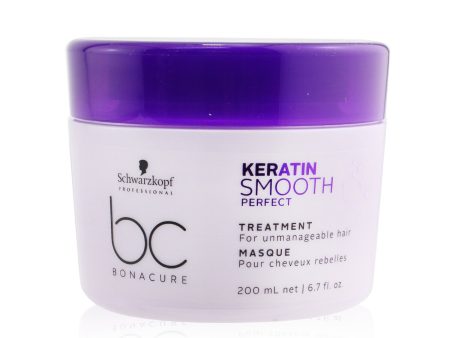 Schwarzkopf BC Bonacure Keratin Smooth Perfect Treatment (For Unmanageable Hair)  200ml 6.7oz Hot on Sale