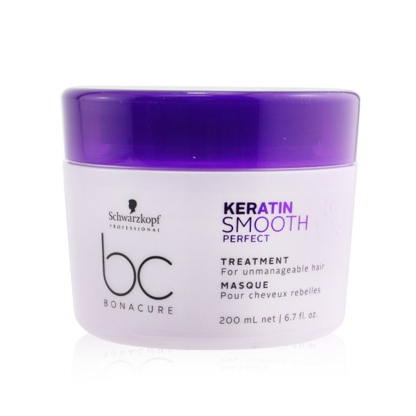 Schwarzkopf BC Bonacure Keratin Smooth Perfect Treatment (For Unmanageable Hair)  200ml 6.7oz Hot on Sale