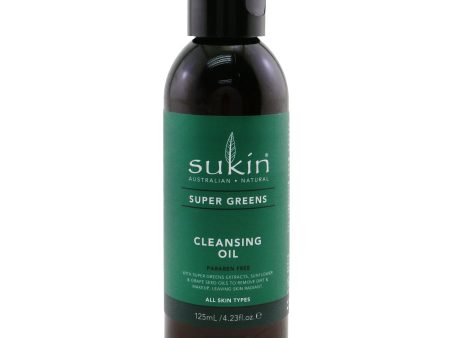 Sukin Super Greens Cleansing Oil (All Skin Types)  125ml 4.23oz Supply