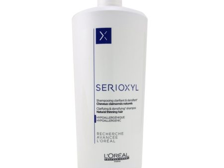 L Oreal Professionnel Serioxyl Clarifying & Densifying Shampoo (Natural Thinning Hair)  1000ml 33.8oz Online Sale