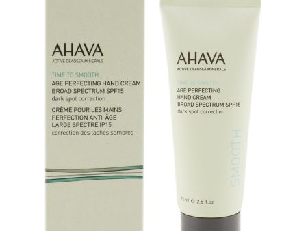 Ahava Time To Smooth Age Perfecting Hand Cream Broad Spectrum SPF15  75ml 2.5oz Hot on Sale