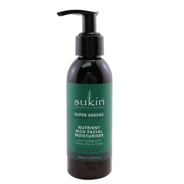 Sukin Super Greens Nutrient Rich Facial Moisturiser (Normal To Dry Skin Types)  125ml 4.23oz on Sale