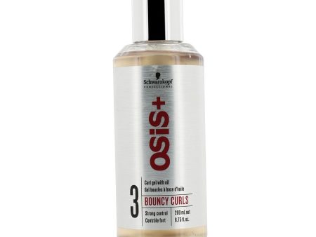 Schwarzkopf Osis+ Bouncy Curls Curl Gel with Oil (Strong Control)  200ml 6.75oz Online now