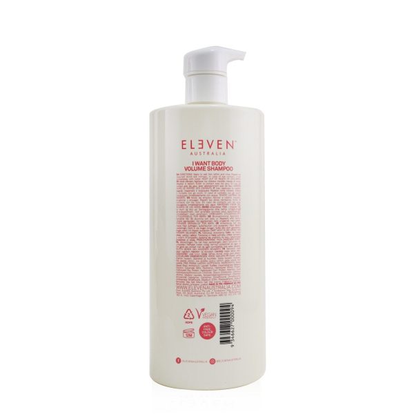 Eleven Australia I Want Body Volume Shampoo  960ml 32.5oz Online now