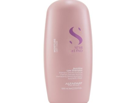 AlfaParf Semi Di Lino Moisture Nutritive Low Shampoo (Dry Hair)  1000ml 33.8oz Supply