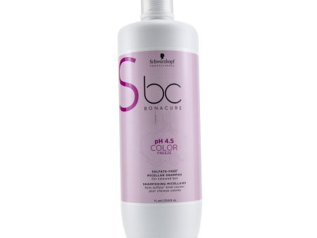 Schwarzkopf BC Bonacure pH 4.5 Color Freeze Sulfate-Free Micellar Shampoo (For Coloured Hair)  1000ml 33.8oz For Sale