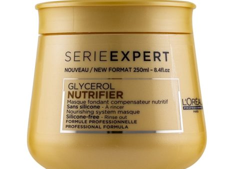 L Oreal Professionnel Serie Expert - Nutrifier Glycerol Nourishing System Silicone-Free Masque  250ml 8.4oz Discount