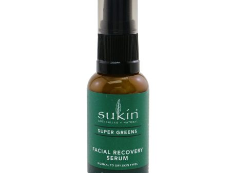 Sukin Super Greens Facial Recovery Serum (Normal To Dry Skin Types)  30ml 1.01oz Hot on Sale