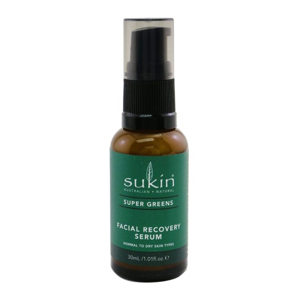 Sukin Super Greens Facial Recovery Serum (Normal To Dry Skin Types)  30ml 1.01oz Hot on Sale