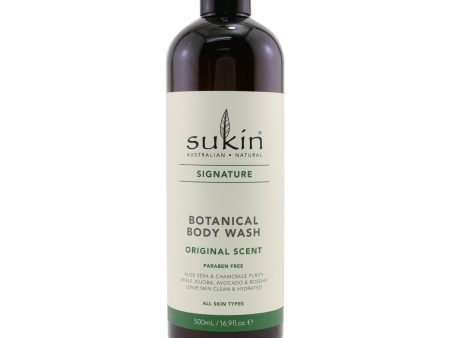 Sukin Signature Botanical Body Wash - Original Scent (All Skin Types)  500ml 16.9oz Discount