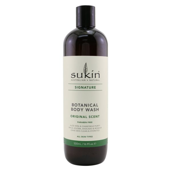 Sukin Signature Botanical Body Wash - Original Scent (All Skin Types)  500ml 16.9oz Discount