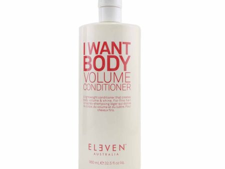 Eleven Australia I Want Body Volume Conditioner  960ml 32.5oz Hot on Sale