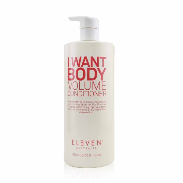 Eleven Australia I Want Body Volume Conditioner  960ml 32.5oz Hot on Sale