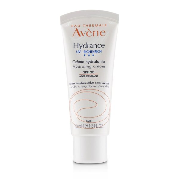 Avene Hydrance UV RICH Hydrating Cream SPF 30 - For Dry to Very Dry Sensitive Skin  40ml 1.3oz Online now