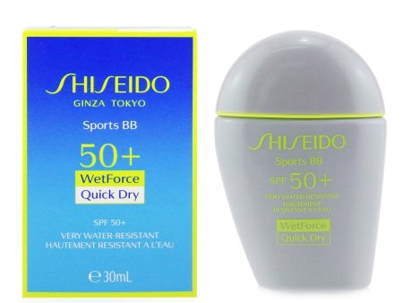 Shiseido Sports BB SPF 50+ Quick Dry & Very Water Resistant - # Light  30ml 1oz Supply