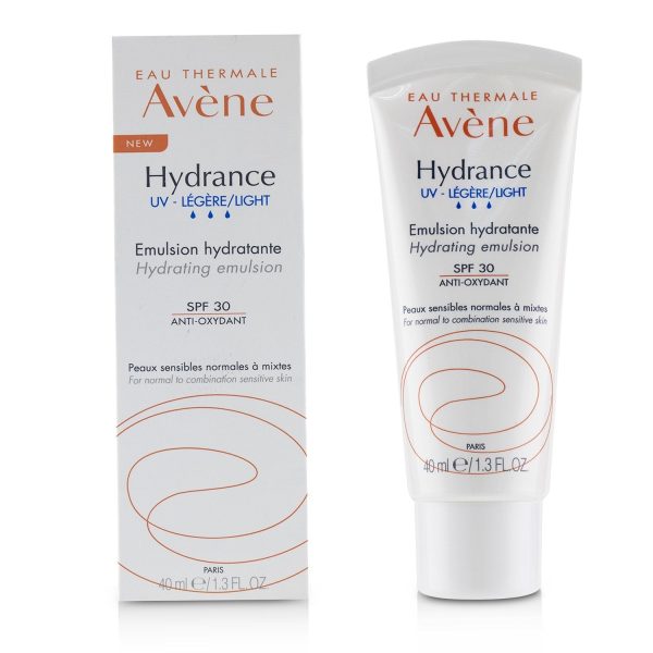 Avene Hydrance UV LIGHT Hydrating Emulsion SPF 30 - For Normal to Combination Sensitive Skin  40ml 1.3oz Online Hot Sale