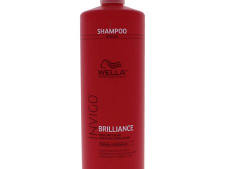 Wella Brilliance Shampoo For Fine to Normal Colored Hair by Wella for Unisex - 33.8 oz Shampoo Hot on Sale