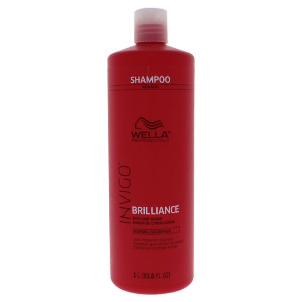 Wella Brilliance Shampoo For Fine to Normal Colored Hair by Wella for Unisex - 33.8 oz Shampoo Hot on Sale