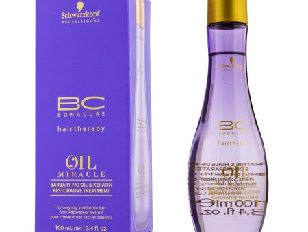 Schwarzkopf BC Oil Miracle Barbary Fig Oil & Keratin Restorative Treatment (For Very Dry and Brittle Hair)  100ml 3.4oz For Cheap