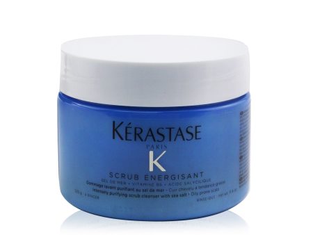 Kerastase Fusio-Scrub Scrub Energisant Intensely Purifying Scrub Cleanser with Sea Salt (Oily Prone Scalp)  325ml 11.4oz Sale